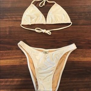 Vintage high cut swimsuit
